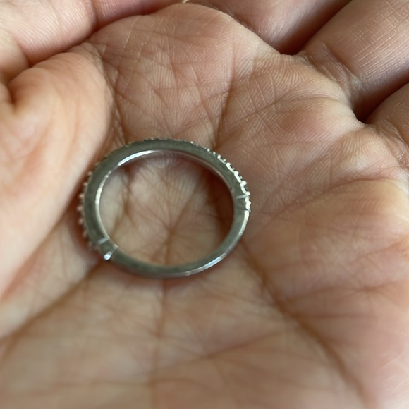 Silver rose ring 2 piece - Picture 6 of 8